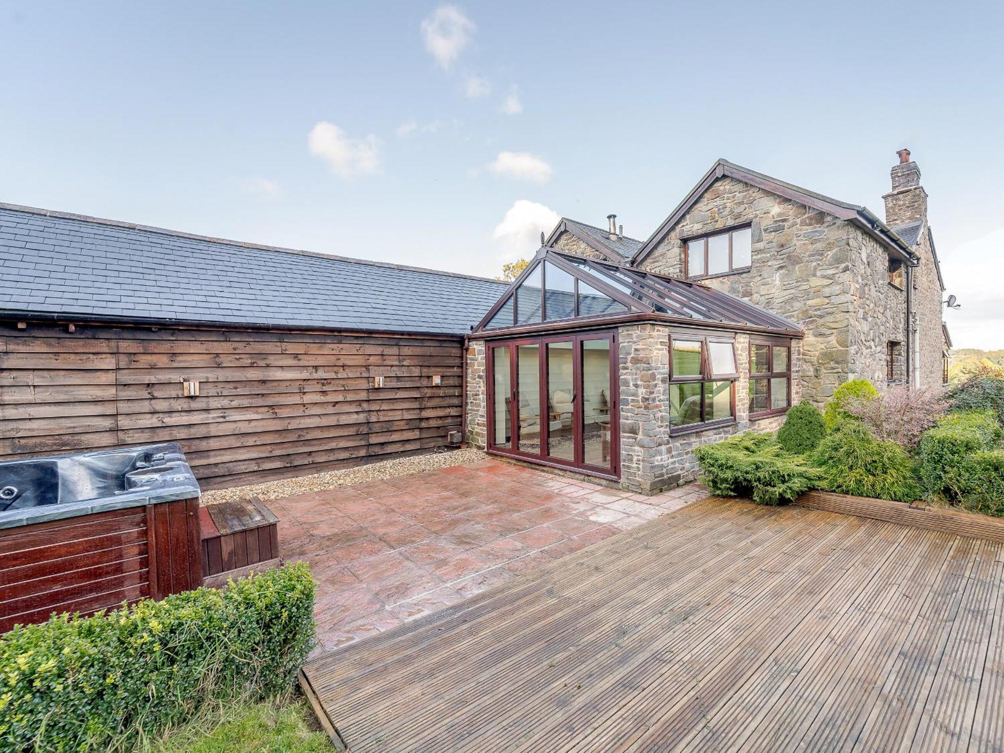 Villa Rhiew Banc Aberhafesp Exterior foto